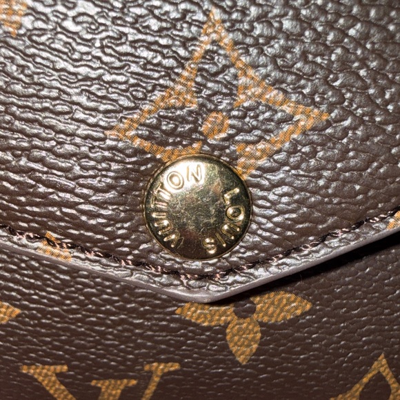 Designer inspired Brown Monogram Crossbody Bag - Picture 5 of 11